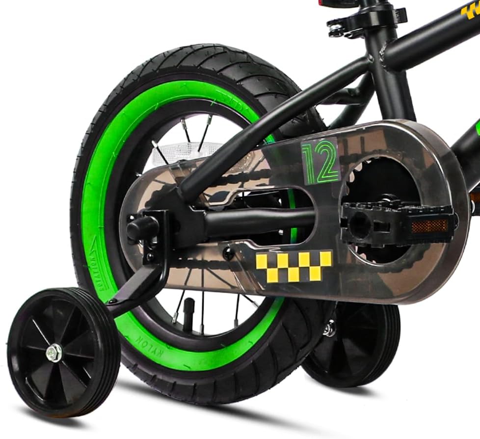 Glerc NuNu 12 14 16 Inch Kids Bike BMX Style for 2-8 Years Old Boys Girls, Toddler Bicycles with Training Wheels & Coaster Brake, Multiple Colors | Toddler Bicycles, Training Wheels, Coaster Brake, Toddler Bicycles, Training Wheels, Coaster Brake