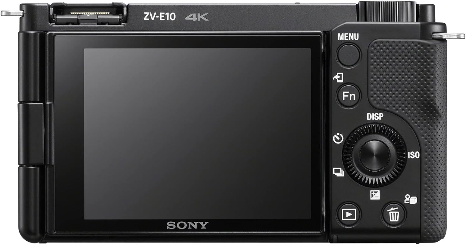 Sony Alpha ZV-E10 - APS-C Interchangeable Lens Mirrorless Vlog Camera Kit - Black
