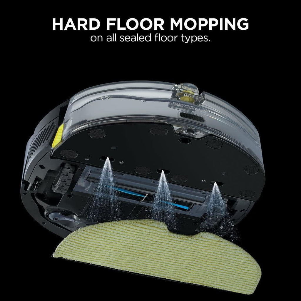 Shark RV2002WD AI Robot Vacuum & Mop with LiDAR Navigation, with Home Mapping, Perfect for Pets, WiFi, Compatible with Alexa, Black (Renewed)