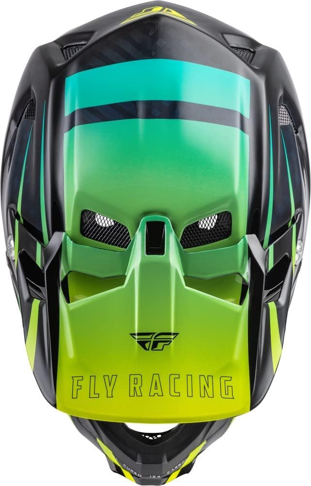 FLY Racing WERX-R Carbon Full-Face Mountain Bike Helmet — 12K Carbon Shell, RHEON, Triple-Density EPS, TFV Ventilation, Quick-Release Cheek Pads — Downhill / BMX