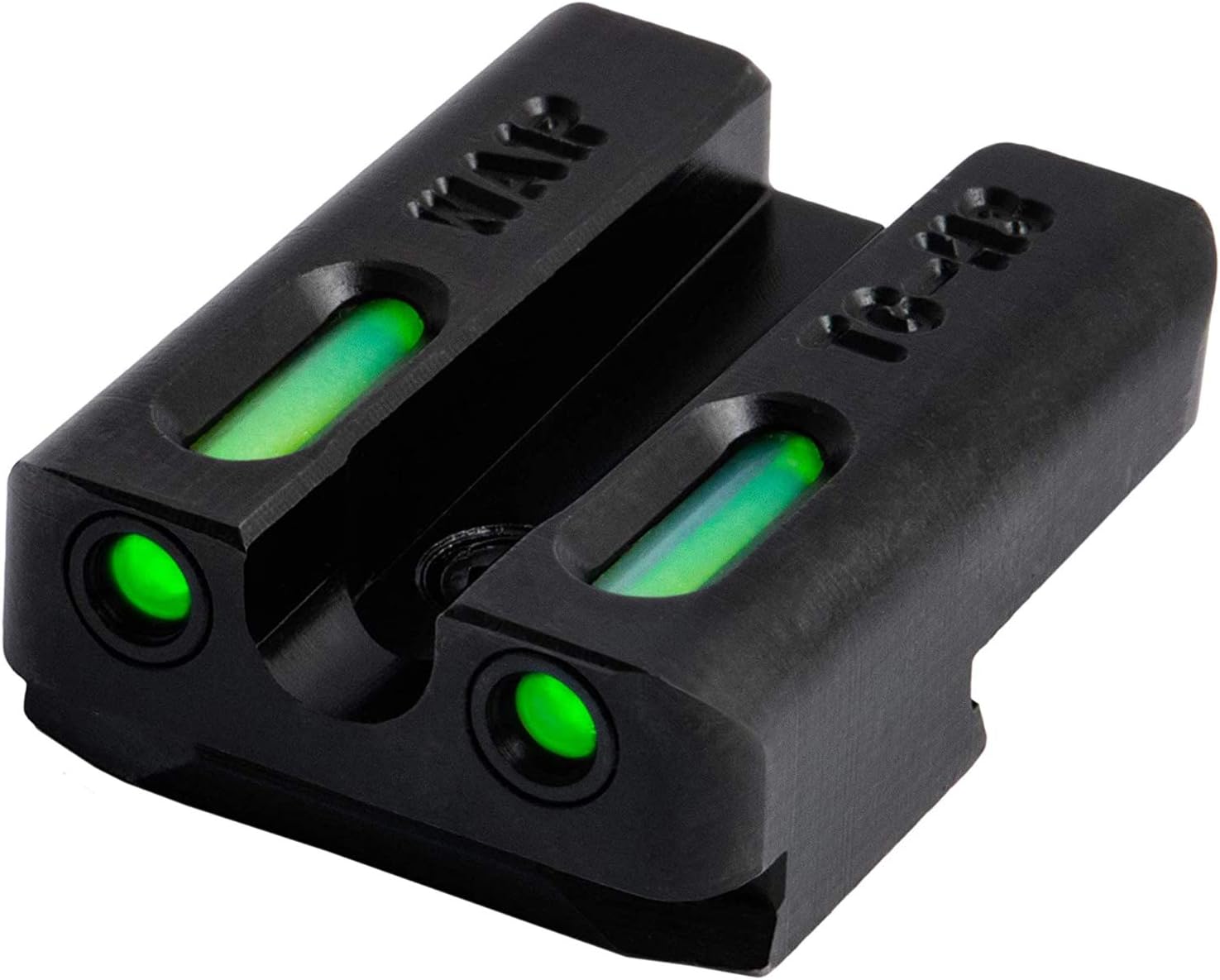 Truglo TFX PRO Handgun Sight, Glowing Shock Proof Tritium and Fiber Optic Night Sight for Handguns, Compact, Durable, and Snag Free Sight