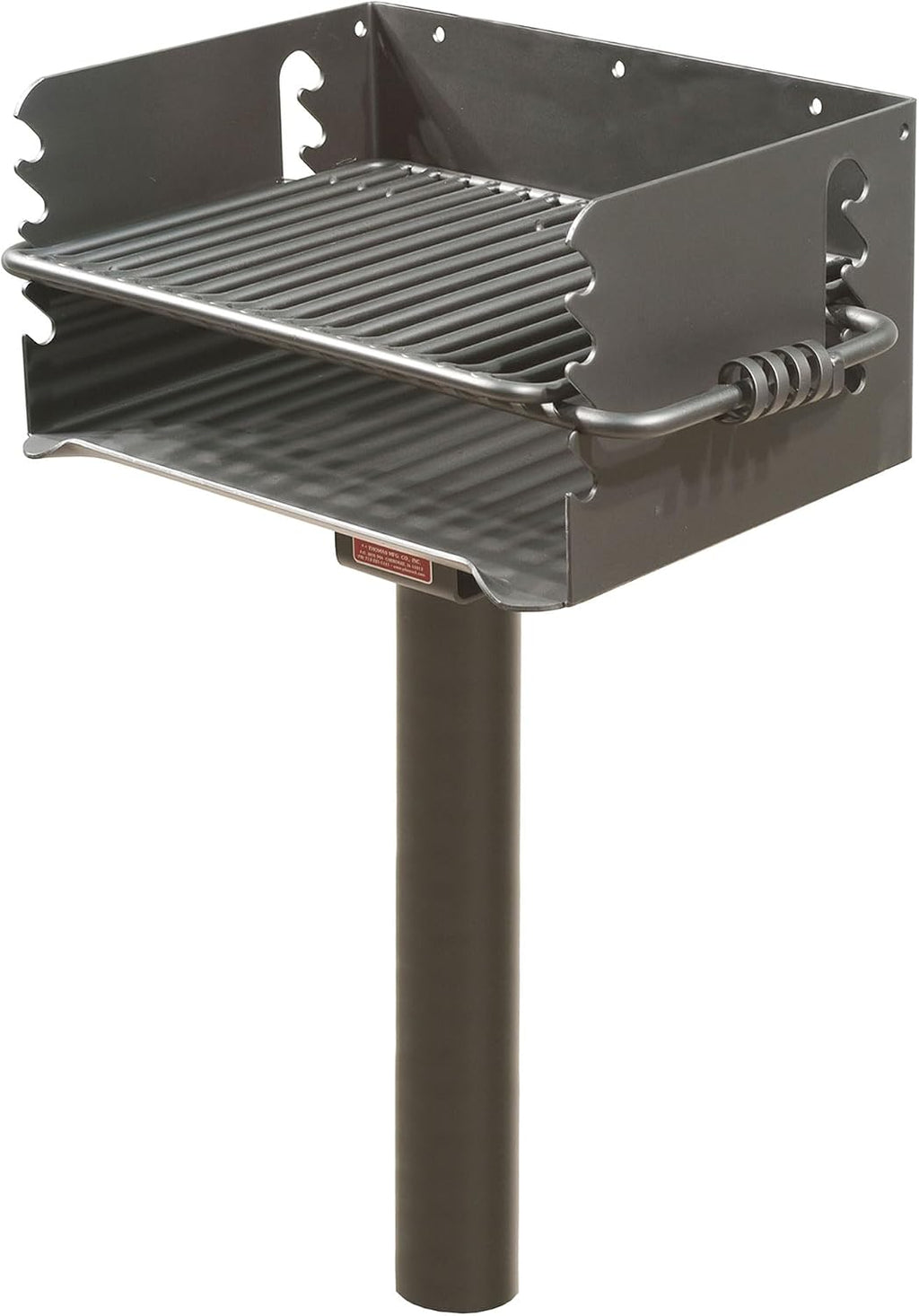 Pilot Rock Q-20 B2 Single Commercial Grade 20 Inch Park Style Charcoal Grill