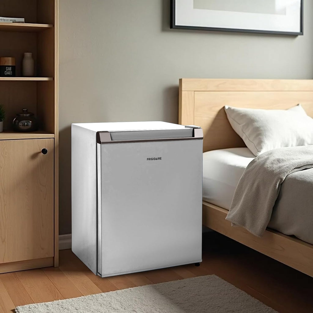 Frigidaire 1.6 cu ft Compact Mini Fridge, Perfect for Home or Office, Contemporary Series, White