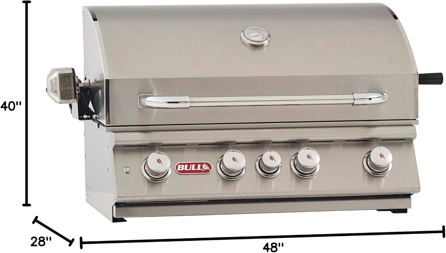 Bull Angus 30-Inch Built-In Grill (BG-47629), Natural Gas