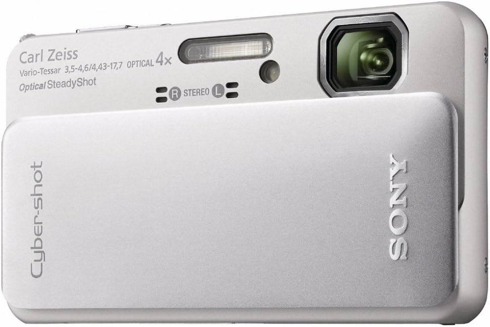 Sony Cyber-Shot DSC-TX10 16.2 MP Waterproof Digital Still Camera with Exmor R CMOS Sensor, 3D Sweep Panorama, and Full HD 1080/60i Video (Silver)