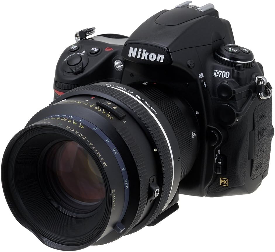 Fotodiox Pro Lens Mount Adapter Compatible Mamiya RB67 and RZ67 Lenses to Nikon F-Mount Cameras