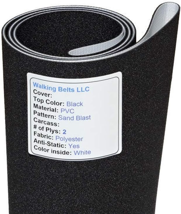 WALKINGBELTS Walking Belts LLC - Life Fitness T5 1000000-1699619 Treadmill Running Belt 2ply Sand Blast + Free 1oz Lube