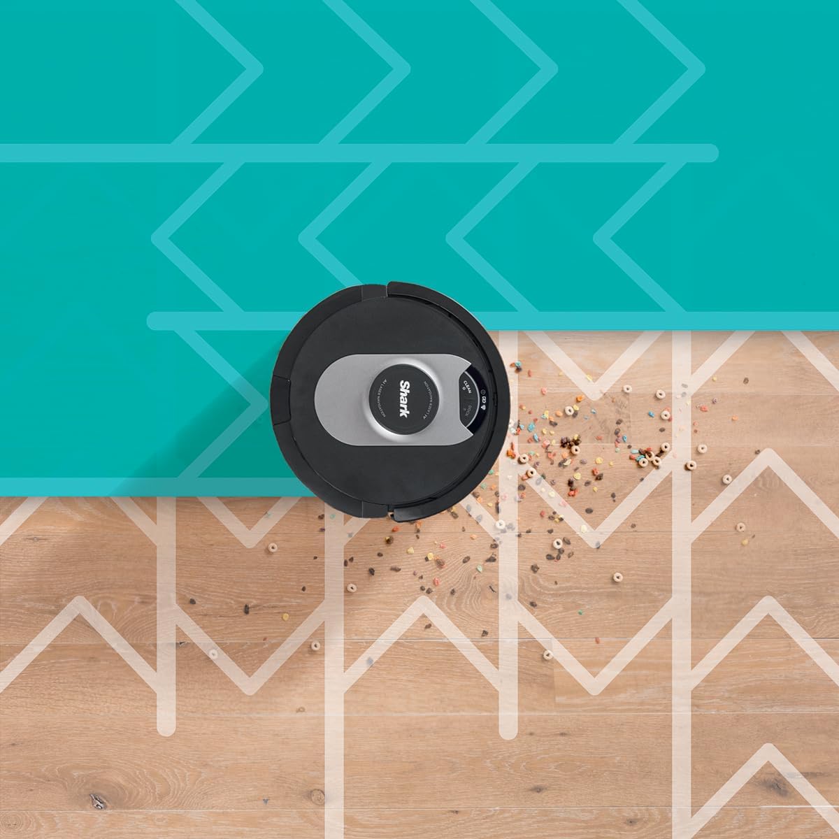 Shark UR2500SR AI Ultra Robot Vacuum with Self-Empty Base, Bagless, 30-Day Capacity, LIDAR Navigation, Compatible with Alexa, WiFi Connected, Black