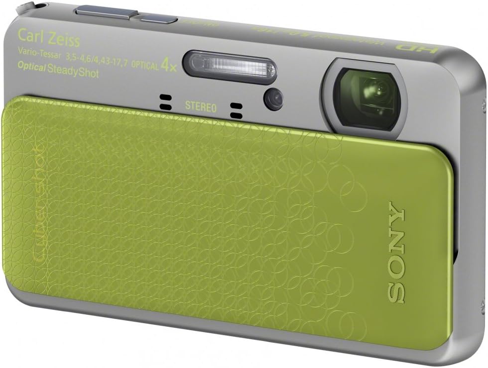 Sony Cyber-shot DSC-TX20 16.2 MP Exmor R CMOS Digital Camera with 4x Optical Zoom and 3.0-inch LCD (Green) (2012 Model)