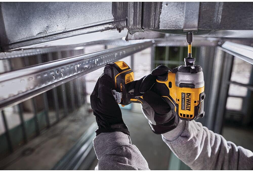 DEWALT ATOMIC 20V MAX* Impact Driver, Cordless, Compact Kit, 2 Batteries, 1/4-Inch (DCF809C2)