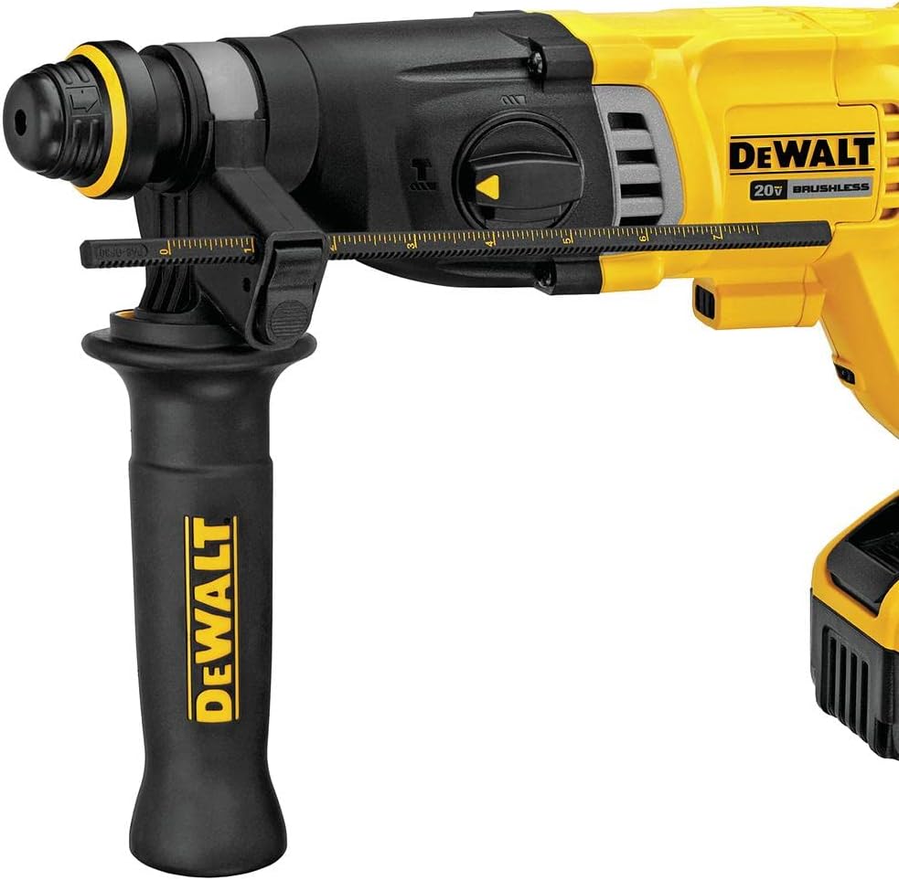 DEWALT 20V MAX Rotary Hammer, SDS Plus Kit, 1-1/8-Inch, Cordless (DCH263R2)