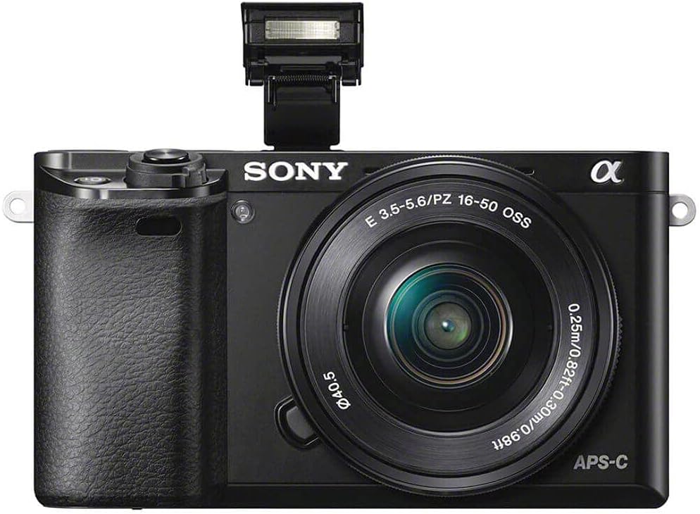 Sony Alpha a6000 Mirrorless Digital Camera w/ 16-50mm and 55-210mm Power Zoom Lenses Black