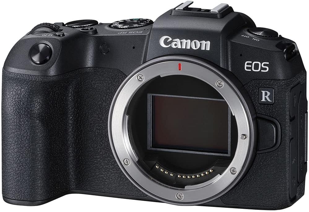Canon EOS RP Mirrorless Camera (Body Only) – Full-Frame 26.2MP CMOS Sensor, Vari-Angle Touchscreen, 4K Video, Wi-Fi + Bluetooth – Compact & Lightweight (3380C002) + 64GB Card + Shoulder Bag
