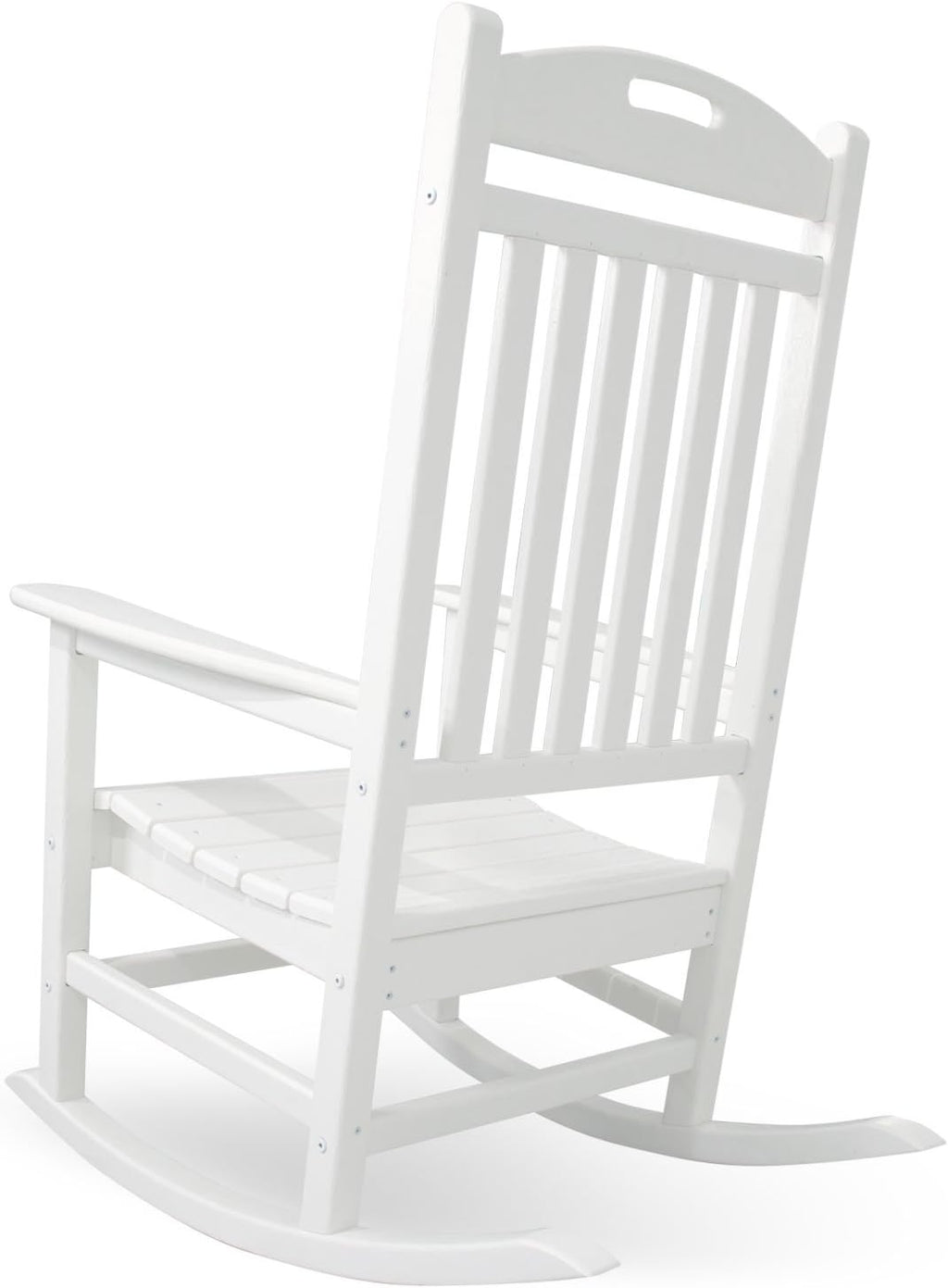Trex Outdoor Furniture by Polywood Yacht Club Rocker Chair, Classic White (TXR100CW)