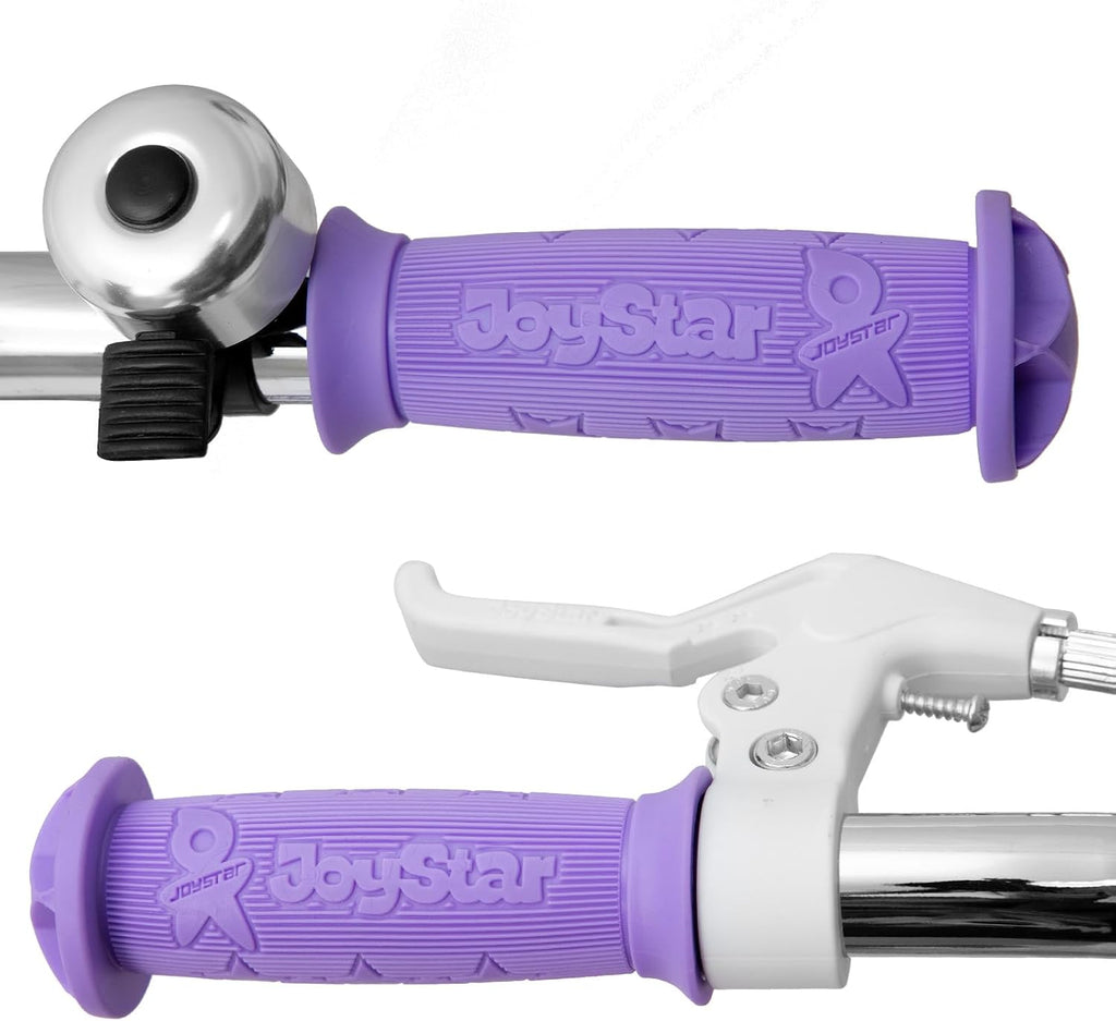 JOYSTAR Manteca 20 Inch Kids Bike with Training Wheels, Banana Seat Bike for Girls Ages 6 and Up, Kids' Bicycle, Adjustable Seat & Handlebars