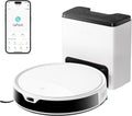 Lefant M350 Robot Vacuum and Mop Combo, 75-Day Self-Emptying, 190° PSD Obstacle Avoidance,6000Pa Suction，Quiet,Smart Navigation,Self-Charging, for Hard Floor, Carpet, Pet Hair,150 Min Runtime.White