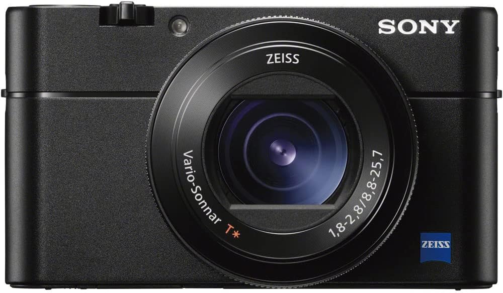 Sony Cybershot DSC-RX100 VA Premium Compact Digital Camera (DSC-RX100M5A/B) + Case + 64GB Card + Card Reader + Flex Tripod + Cleaning Kit and More