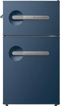 Frigidaire, 3.1 Cu. Ft. 2 Door Retro Series Compact Refrigerator, Built-In Side Bottle Opener, Blue