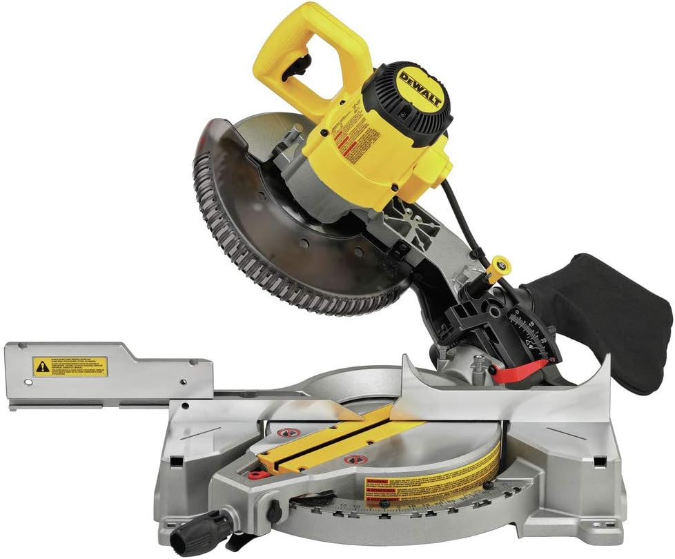 DEWALT Miter Saw, Single Bevel, Compound, 10-Inch, 15-Amp (DWS713)