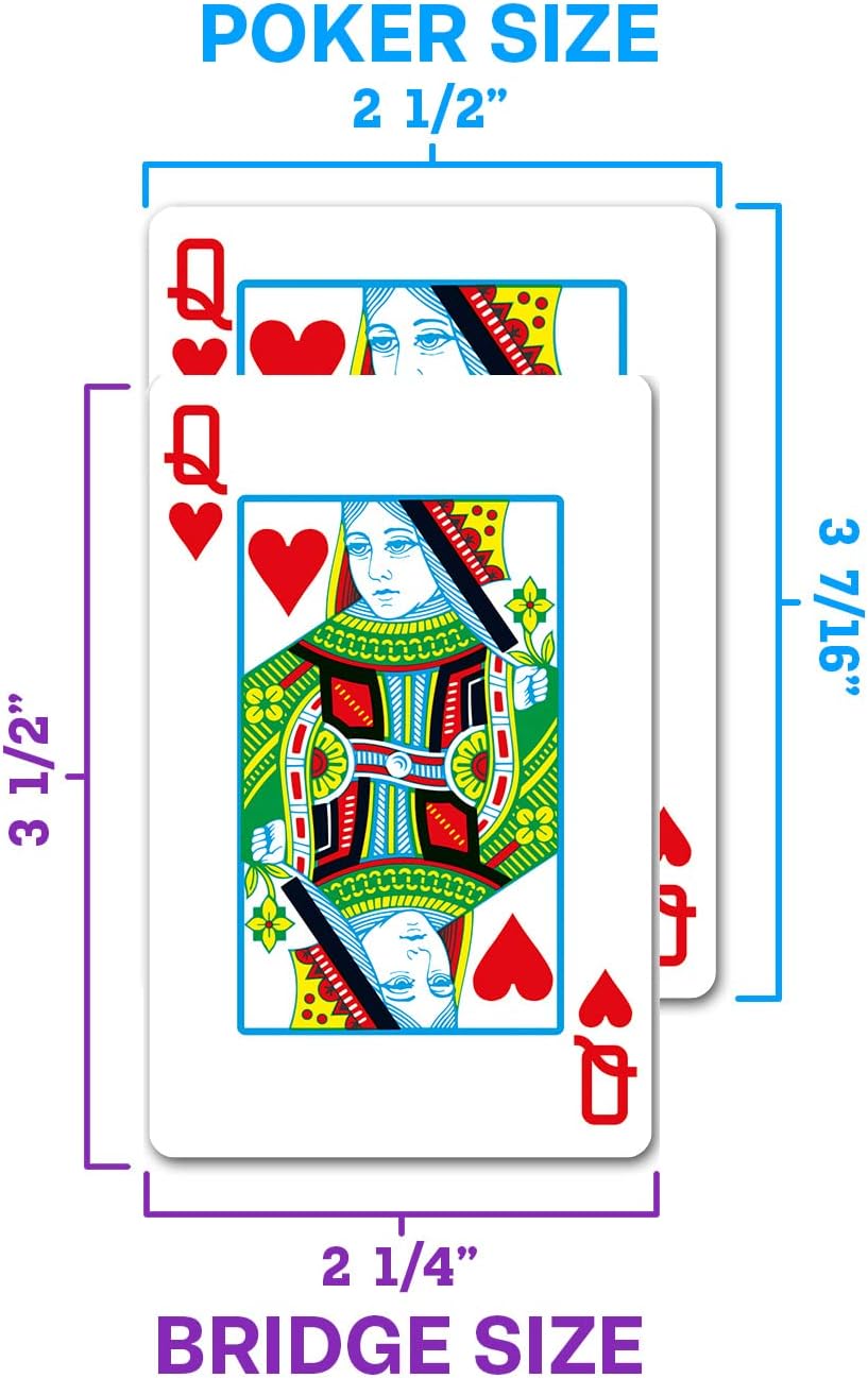 Copag 1546 Neoteric Design 100% Plastic Playing Cards, Poker Size (Standard) Green/Red (Jumbo Index, 6 Set)