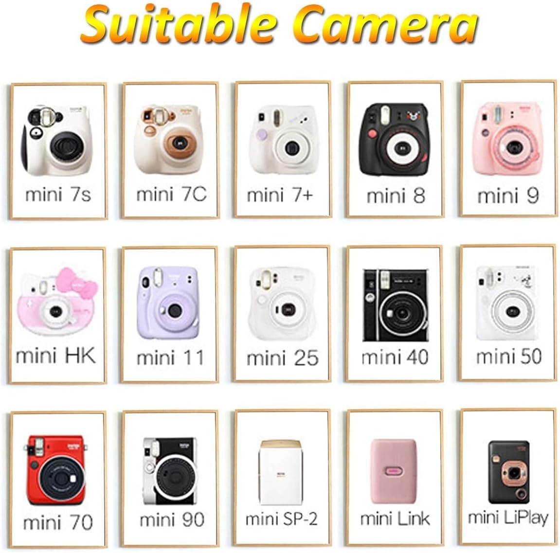 Fujifilm Instax Mini Instant Film (8 Twin Packs, 160 Total Pictures) for Instax Cameras
