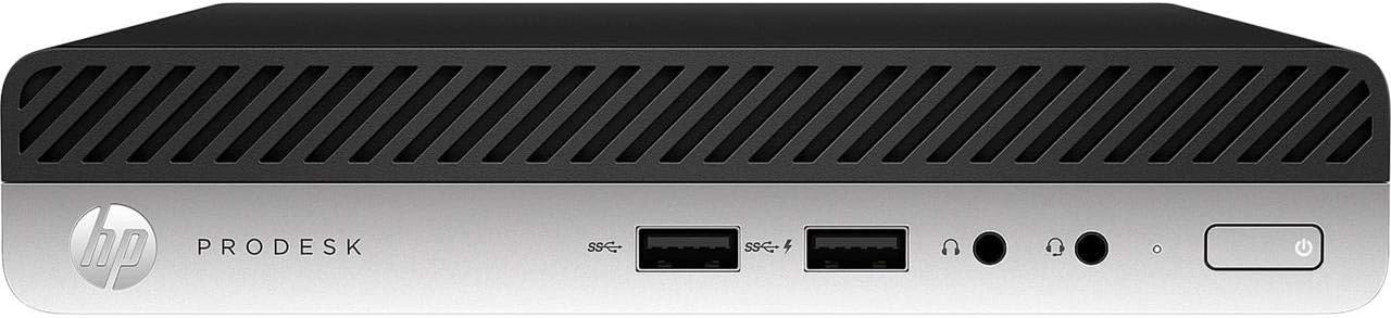 HP EliteDesk 800 G3 Mini Business Desktop PC Intel Quad-Core i5-6500T up to 3.1G,8G DDR4,240G SSD,VGA,DP Port,Windows 10 Professional 64 Bit-Multi-Language-English/Spanish (Renewed)