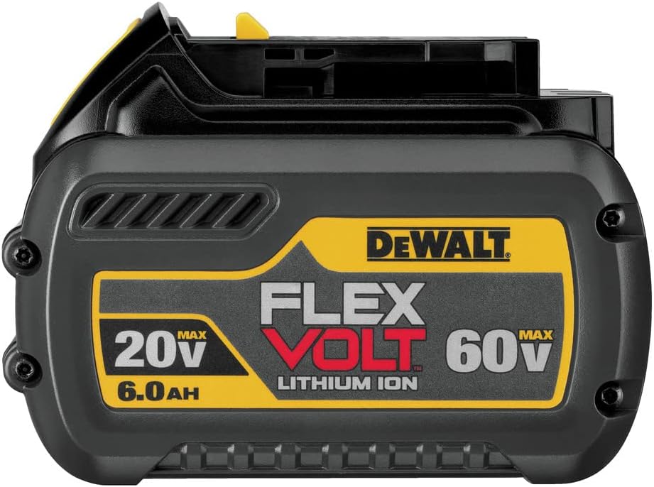 DEWALT FLEXVOLT 20V/60V MAX Lithium Ion Battery, 6.0-Ah (DCB606)