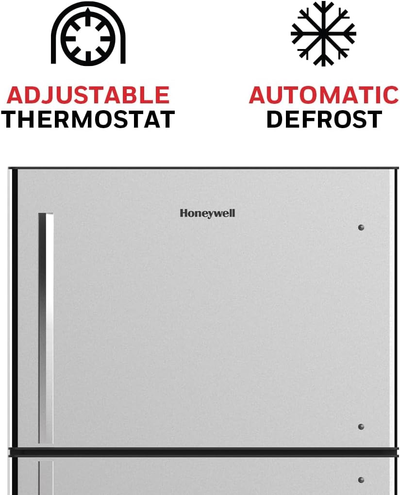 Honeywell H18TFW top Freezer Refrigerator, White