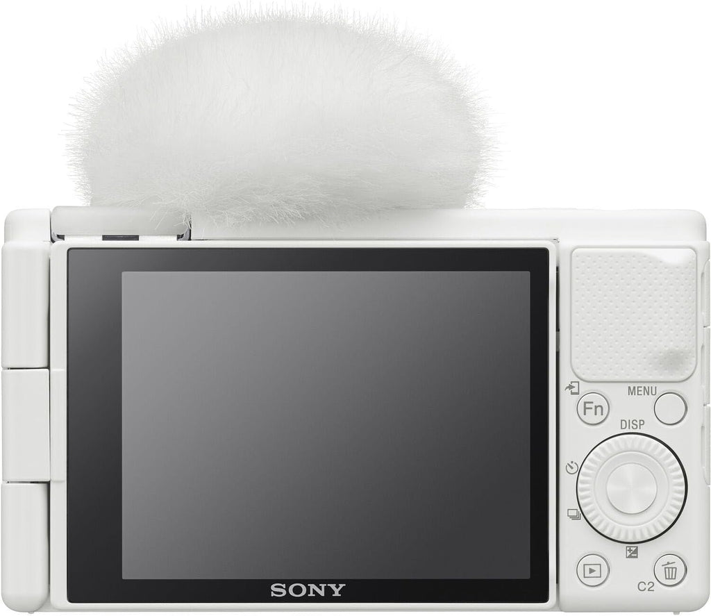 Sony ZV-1 Digital Camera (White) Shooting Grip Kit