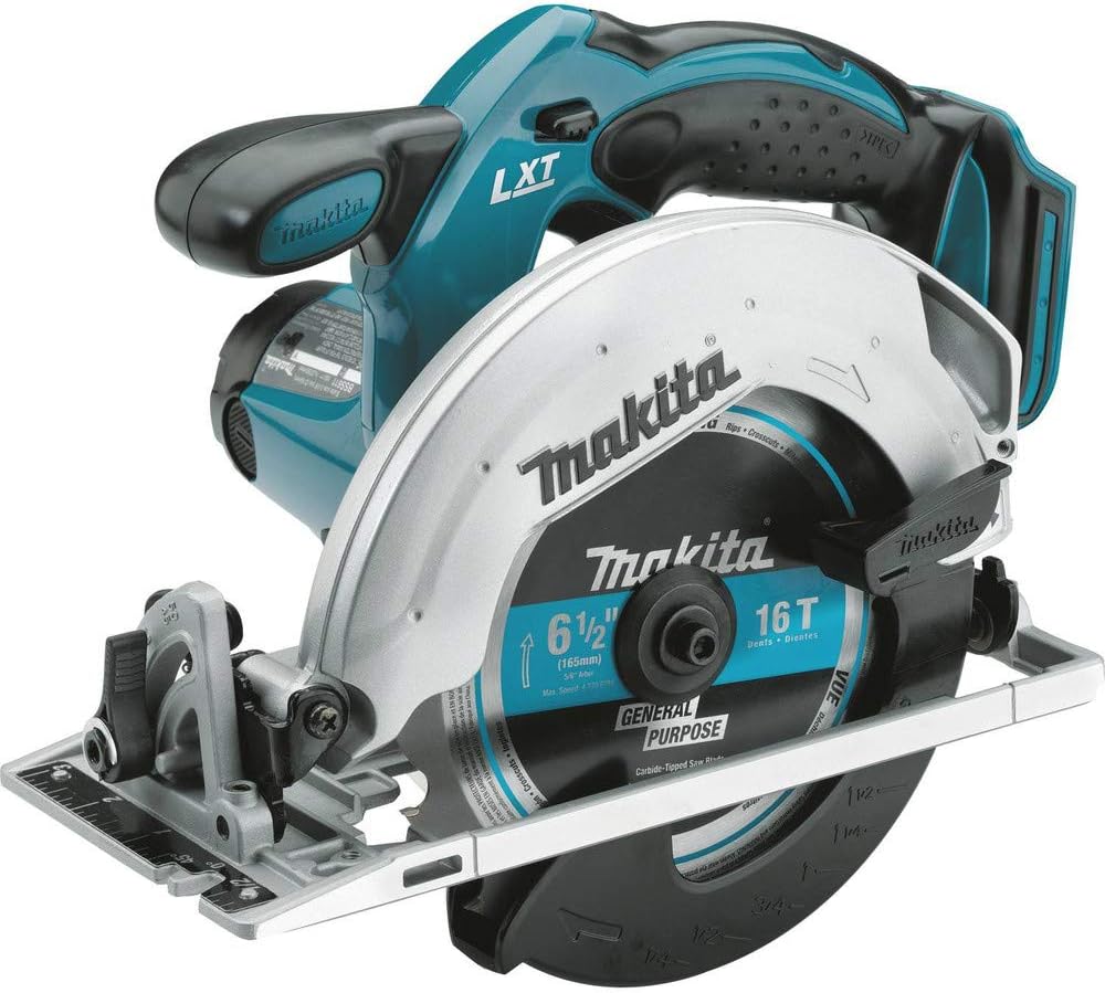 Makita XSS02Z 18V LXT Lithium-Ion Cordless 6-1/2' Circular Saw, Tool Only