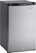 Avanti AR44 4.4 cu. ft. Compact Refrigerator, in Stainless Steel, Black