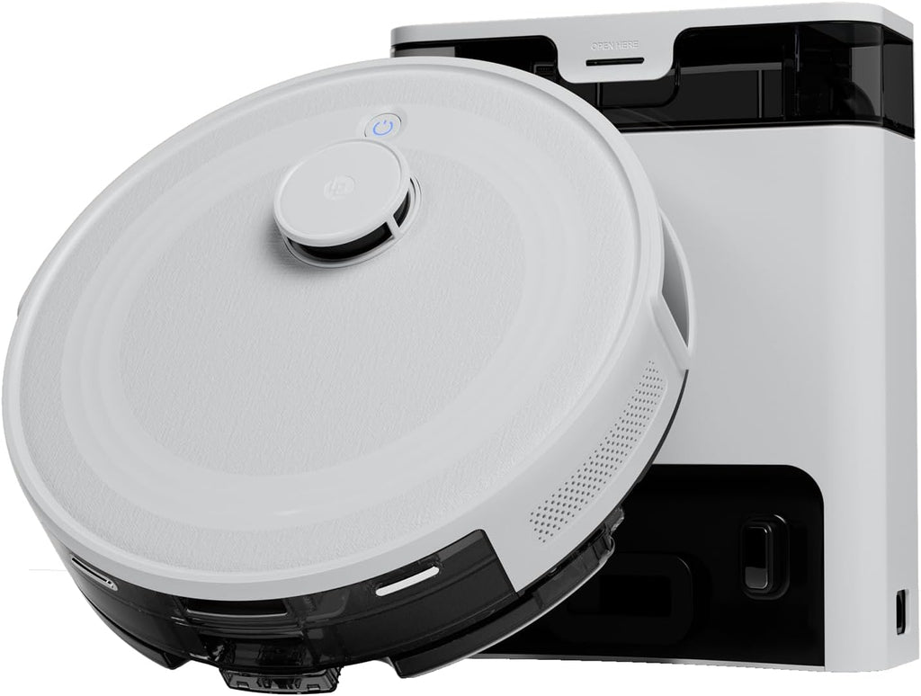 Lefant M2 Pro Robot Vacuum Cleaner and Mop, 5000Pa Strong Suction, Precise Navigation, Anti-Collision, 140 Mins Battery Life, White
