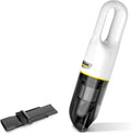 Kärcher CVH 2 Handheld Vacuum Cleaner, Double Filtration System incl. a HEPA 12 Filter, 2-in-1 Crevice Nozzle, Cordless, Weighs only 1.4 pounds, USB Charger