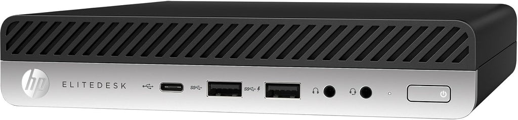HP EliteDesk 800 G3 Mini Business Desktop (Intel Quad Core i5-7500T, 16GB DDR4 RAM, 256GB PCIe NVMe M.2 SSD) Type-C, DP, WiFi, Ethernet, USB Keyboard + Mouse, Windows 10 Pro