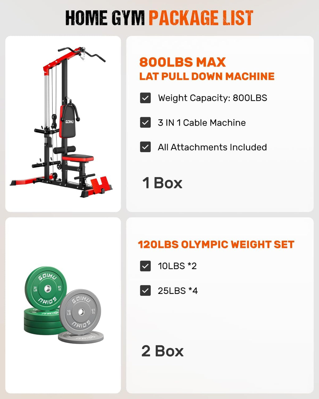 LS01 LAT Pulldown Machine, LAT Row Cable Machine with AB Crunch, LAT Tower with Cable Row Attachments, 3 in 1 Pulley Stations for Home Gym