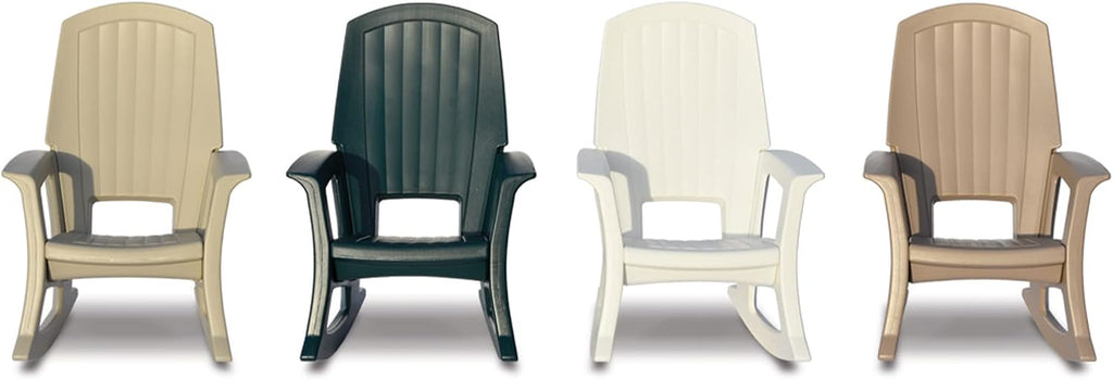 Semco Rockaway Heavy Duty All-Weather Outdoor Rocking Chair Plastics - Sand Tan