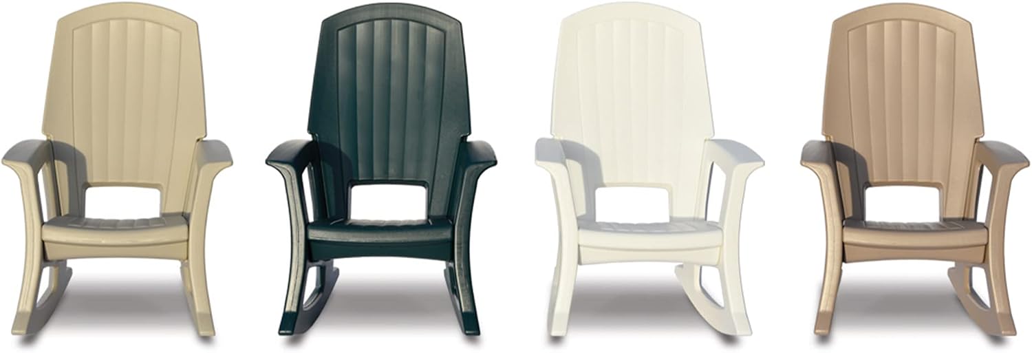Semco Rockaway Heavy Duty All-Weather Outdoor Rocking Chair Plastics - Green