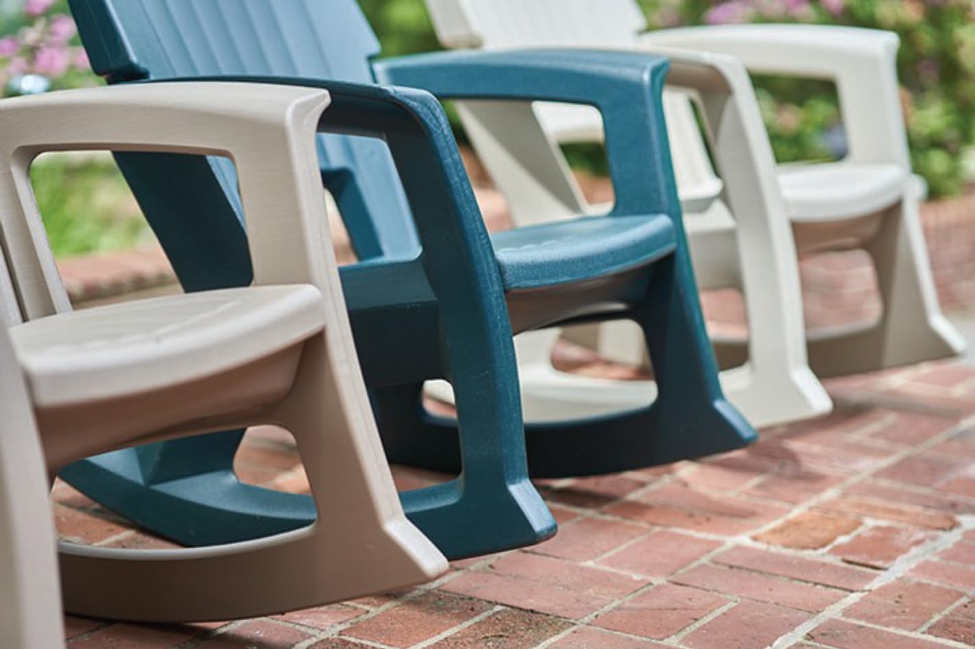 Semco Rockaway Heavy Duty All-Weather Outdoor Rocking Chair Plastics - Green