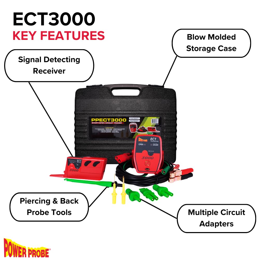 Power Probe 3000 Circuit Tracer for Shorts and Opens