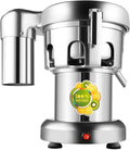 Commercial Juicer Heavy Duty,110V Electric Centrifugal Juicer Machine,Aluminum Casting And Stainless Steel Constructed Centrifugal Juice Extractor Juicing Both Fruit And Vegetable