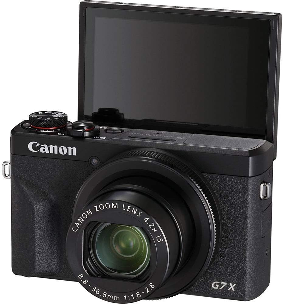 Canon PowerShot G7 X Mark III Digital Camera (Black #3637C001) with Advanced Accessory Bundle (Renewed)