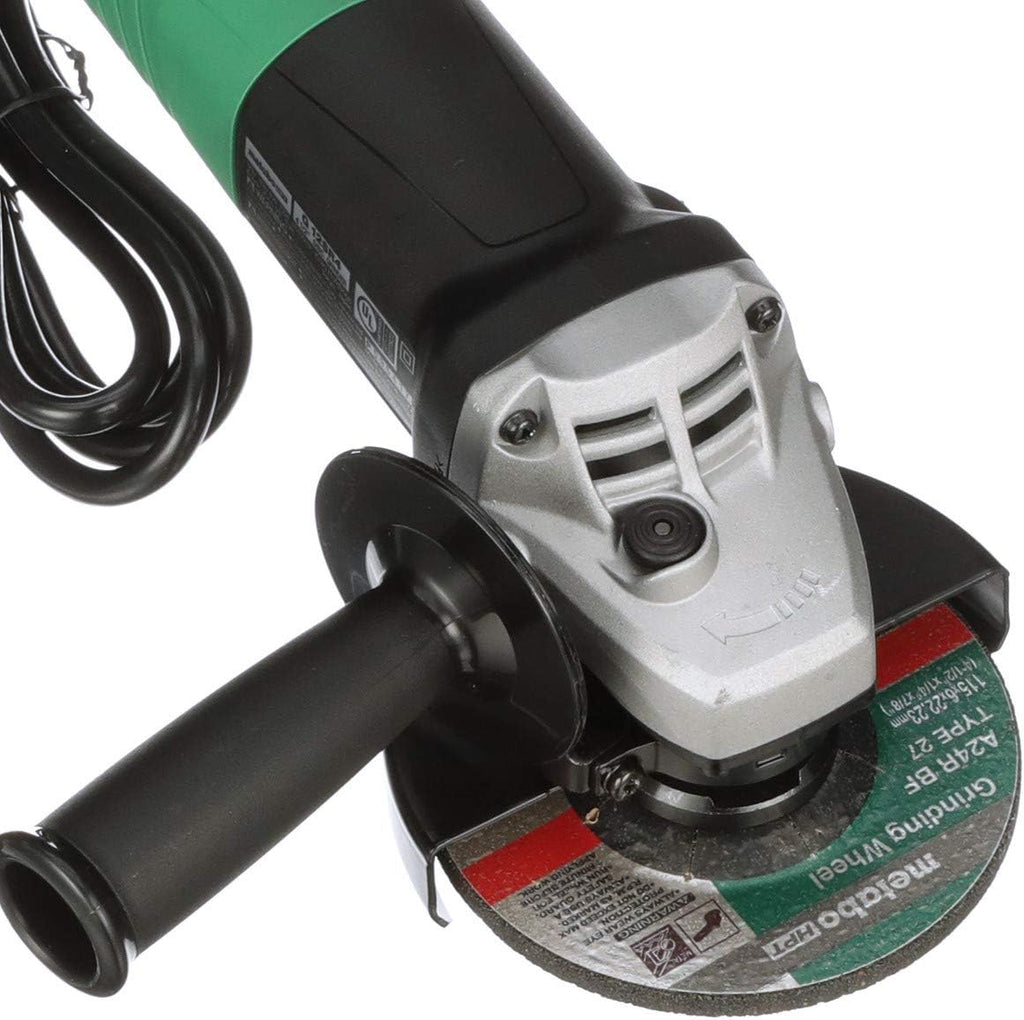 Metabo HPT 4-1/2-Inch Angle Grinder, Includes 5 Grinding Wheels & Hard Case, 6.2-Amp Motor, Compact & Lightweight, G12SR4 (Pack of 3)
