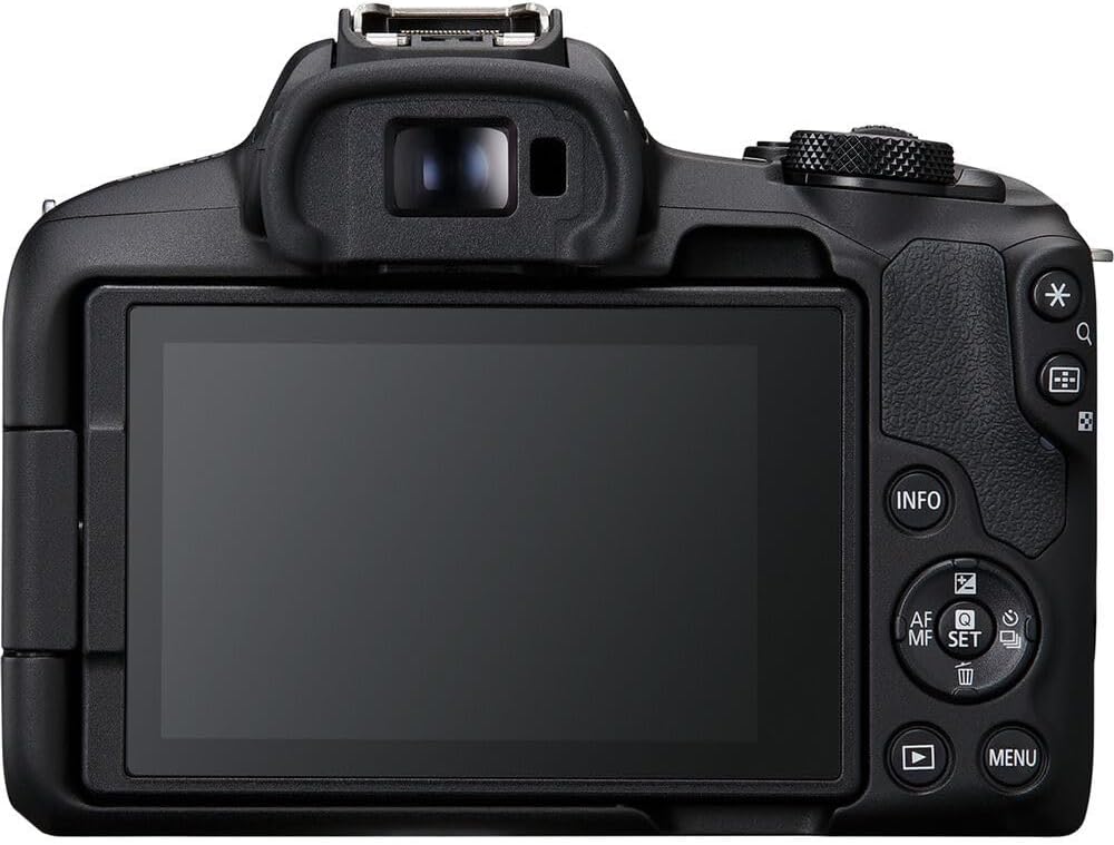 Canon EOS R50 Mirrorless Camera w/18-45mm Lens + 2pc Sandisk 64GB Ultra Memory Card + Tripod + Camera Case + More (21pc Bundle) (Renewed)