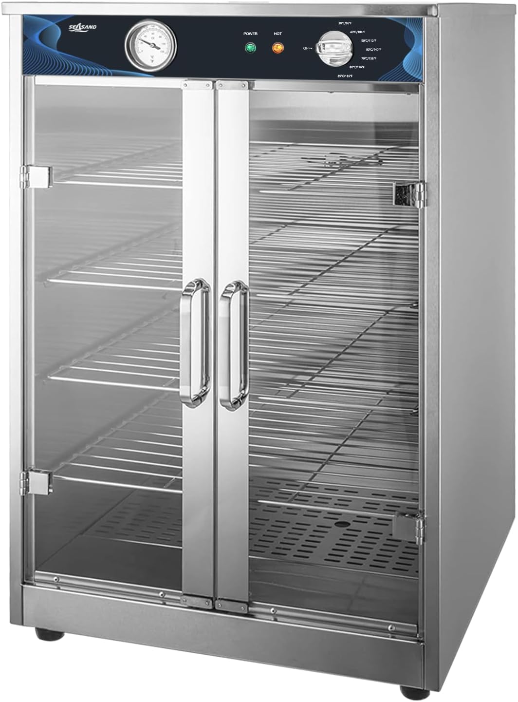 Electric Catering Hot Box Food Warmer, 5-Shelf Hot Food Warmer, Countertop Heated Holding Cabinet, Home Commercial Use, 120V 700W