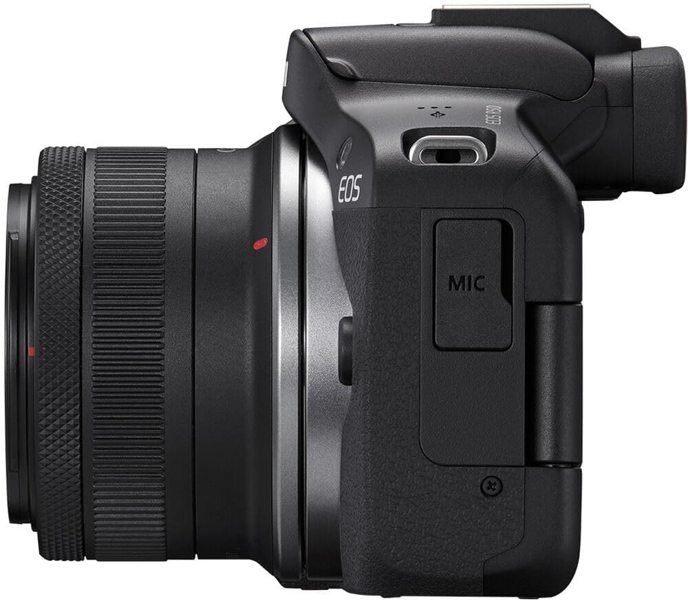 Canon EOS R50 Mirrorless Camera w/18-45mm Lens + 2pc Sandisk 64GB Ultra Memory Card + Tripod + Camera Case + More (21pc Bundle) (Renewed)
