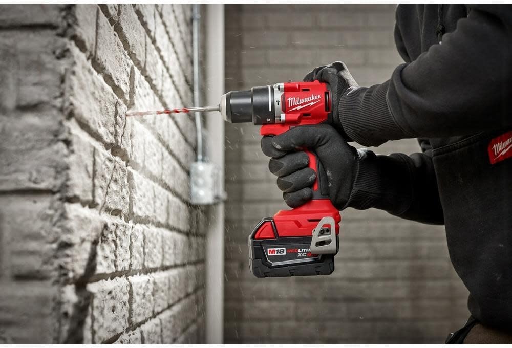 Milwaukee M18 Compact 1/2 in Hammer Drill/Driver (Bare Tool)(Renewed) 3602-20