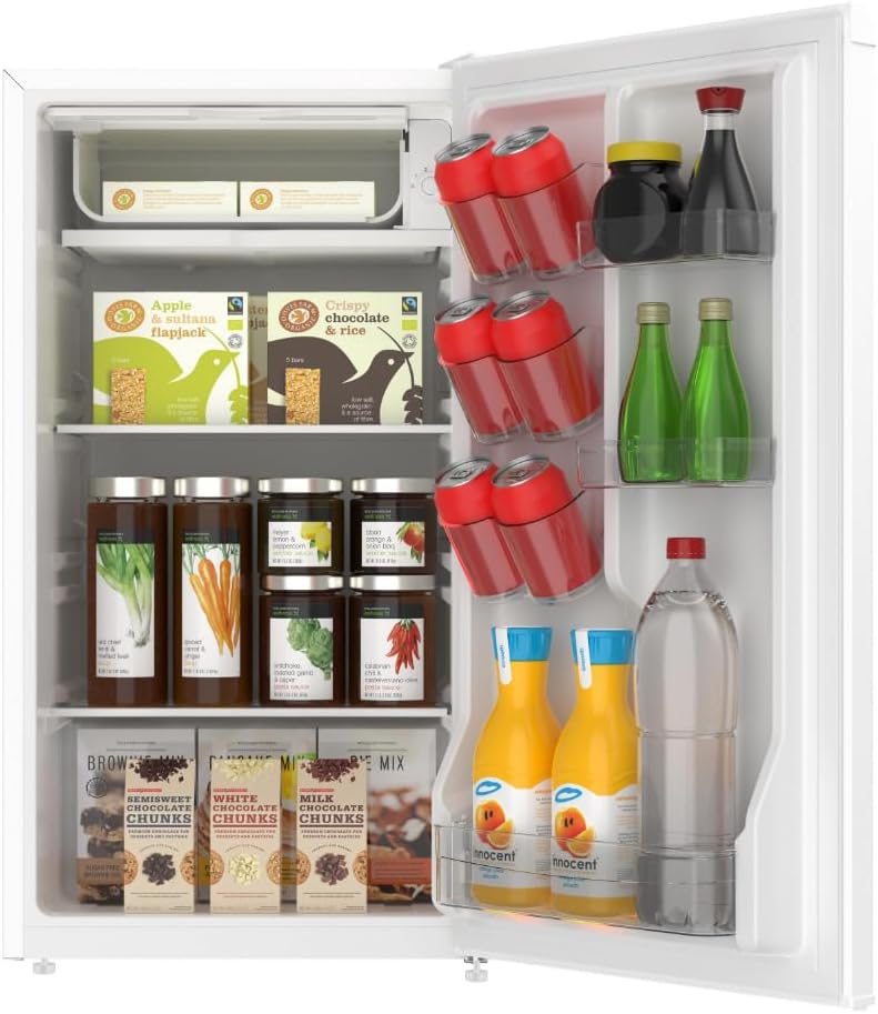 ARCTIC CHEF Mini Fridge Compact Refrigerator, 3.2 Cu Ft, White