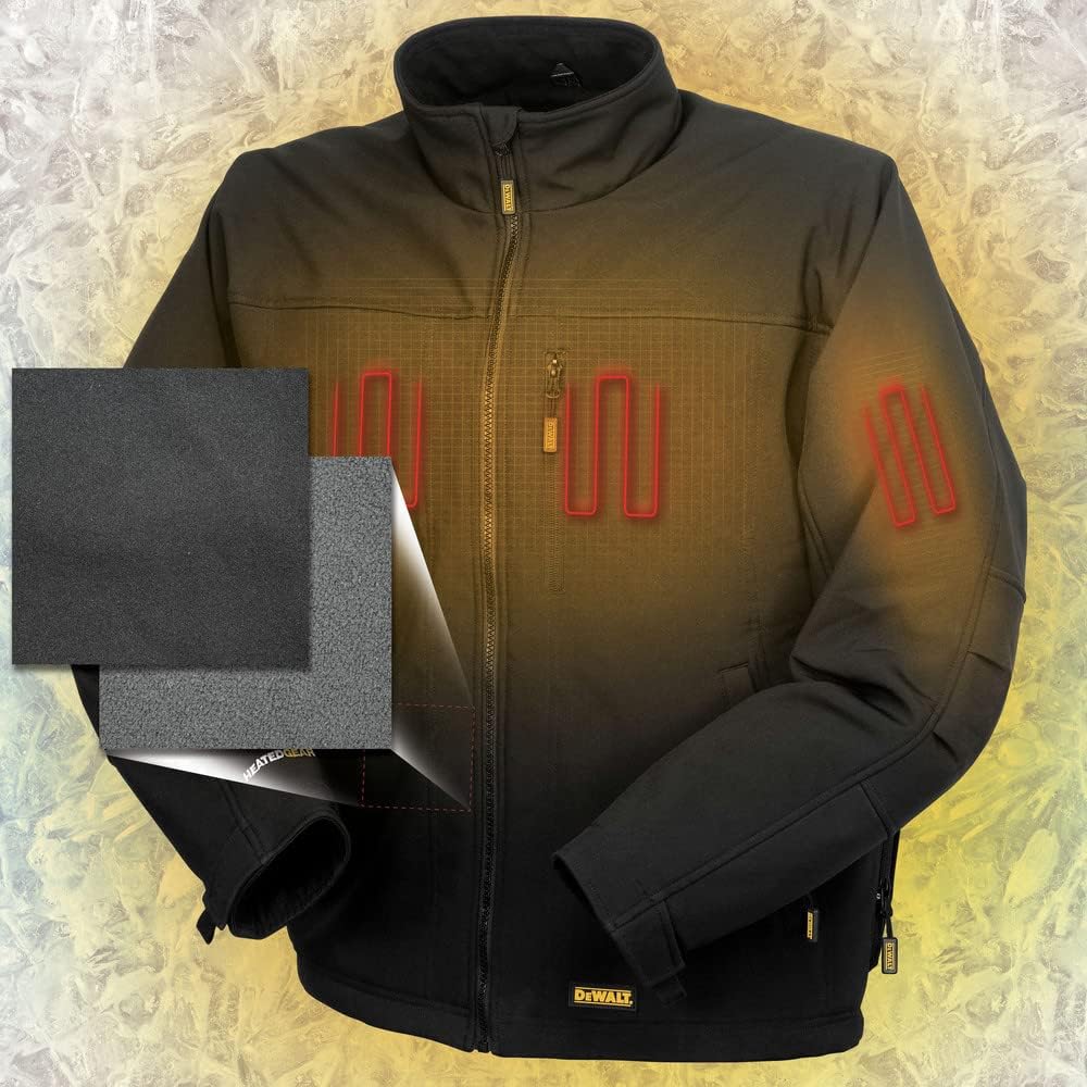 DEWALT Heated Lightweight Soft Shell Jacket DEWALT Heated Lightweight Soft Shell Jacket Kit