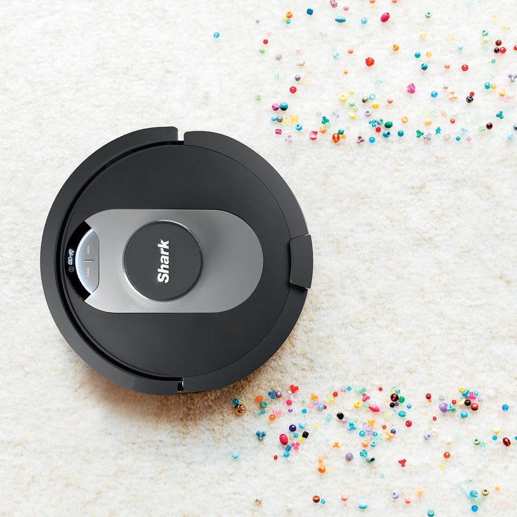 Shark UR2500SR AI Ultra Robot Vacuum with Self-Empty Base, Bagless, 30-Day Capacity, LIDAR Navigation, Compatible with Alexa, WiFi Connected, Black