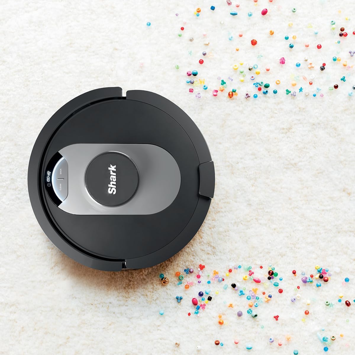 Shark UR2500SR AI Ultra Robot Vacuum with Self-Empty Base, Bagless, 30-Day Capacity, LIDAR Navigation, Compatible with Alexa, WiFi Connected, Black
